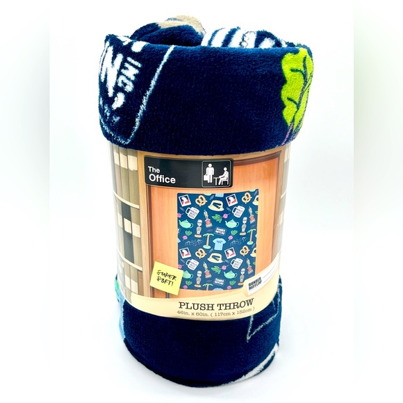 The Office Bedding Nwt The Office 46 X 6 Throw Blanket Bobblehead